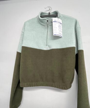 Two-Tone Fleece Half-Zip