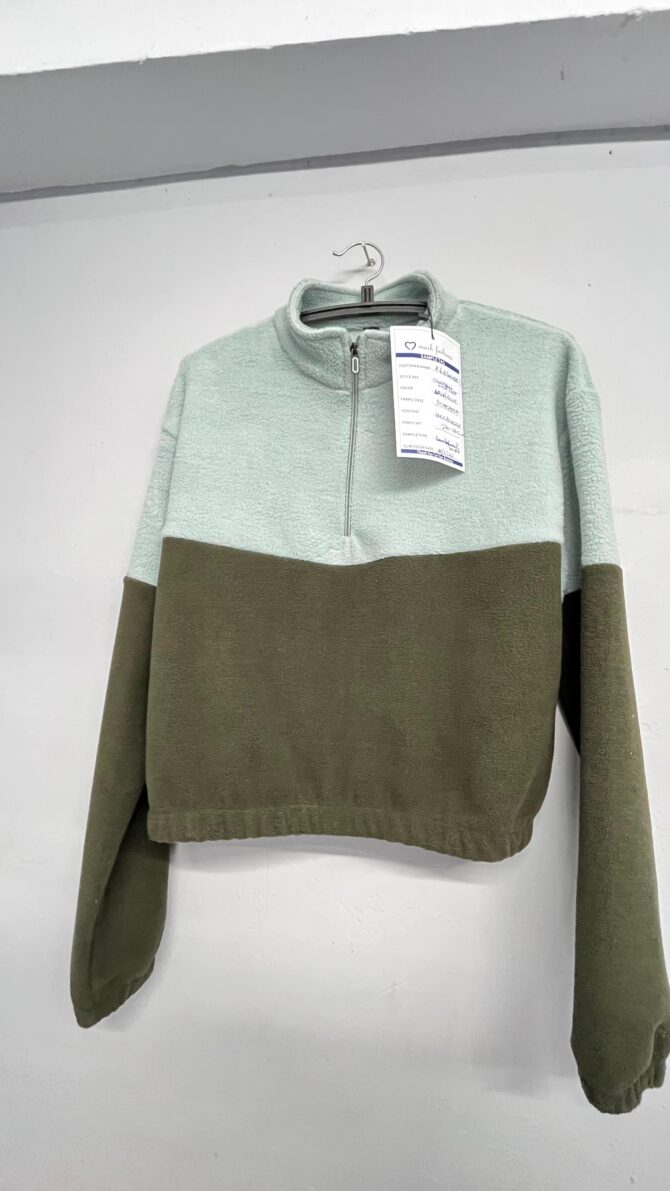 Two-Tone Fleece Half-Zip