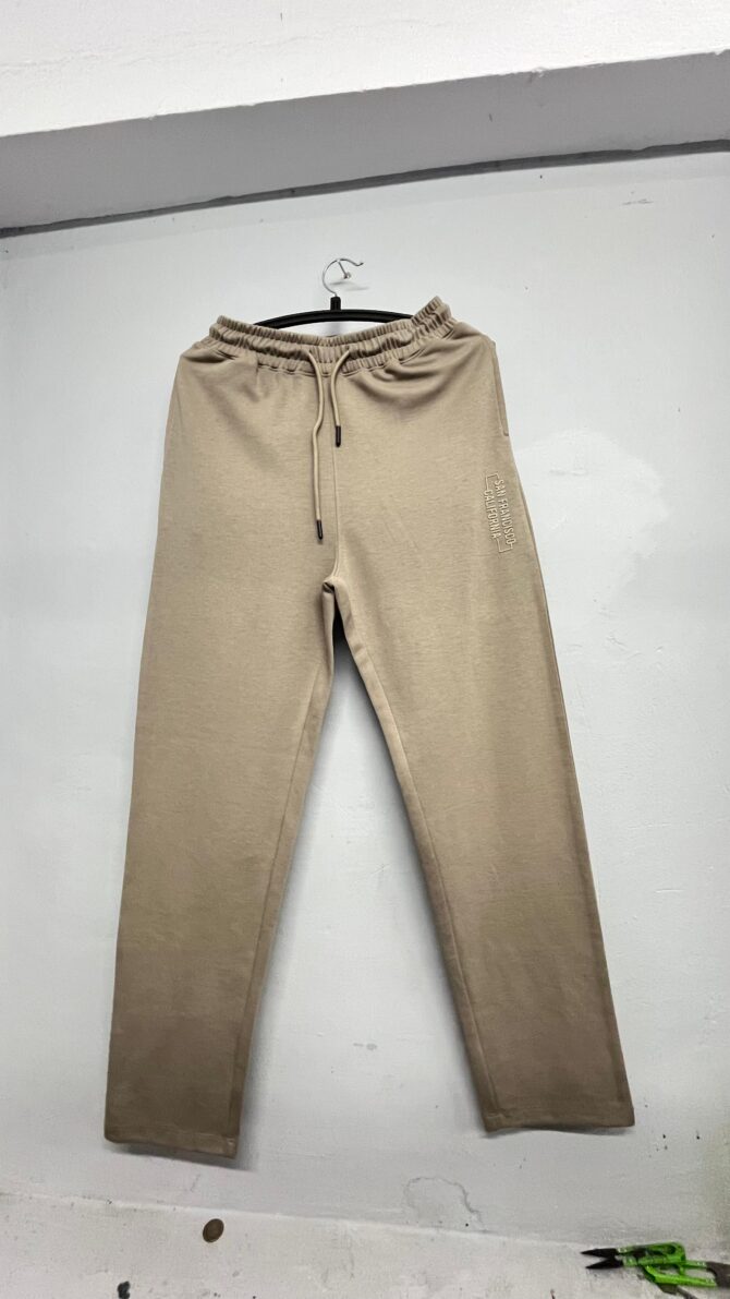 Sand Beige Jogger Pants