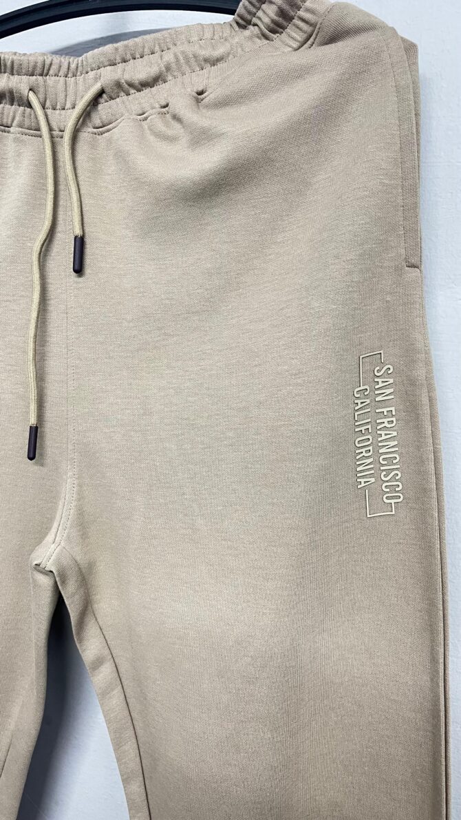 Sand Beige Jogger Pants - Image 2