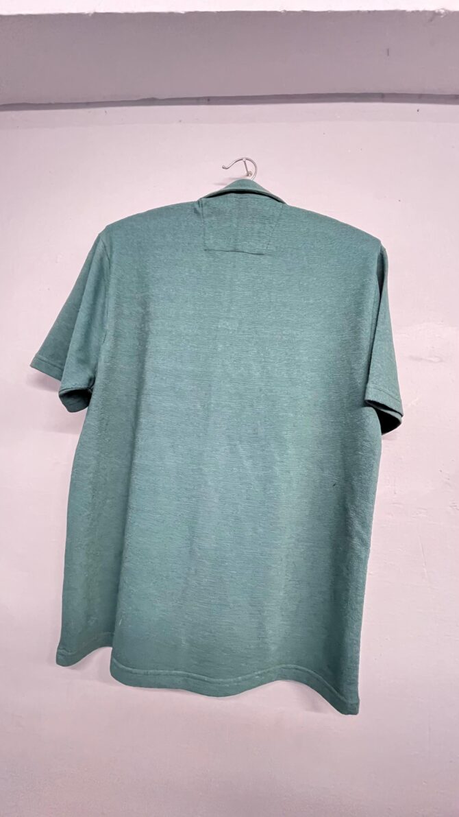 Green Casual Button-Up Shirt - Image 5
