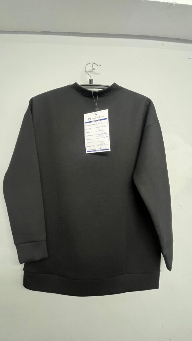 Charcoal Grey Cotton Sweater