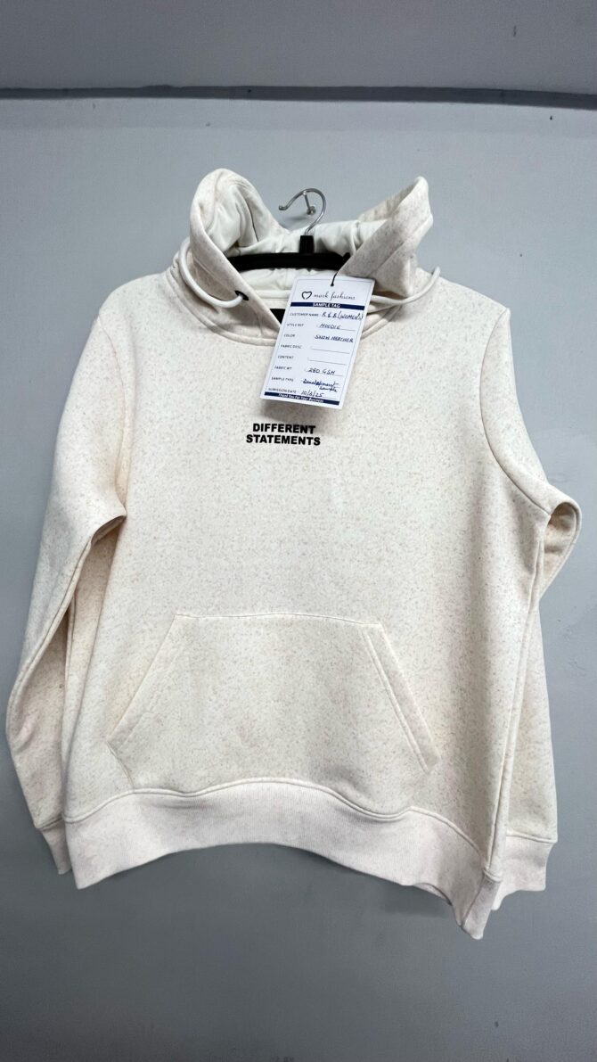 Cream Hoodie – “Different Statements”