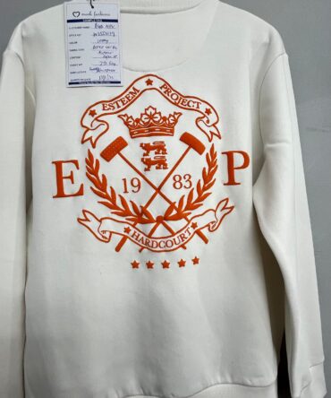 Crest Print Sweatshirt