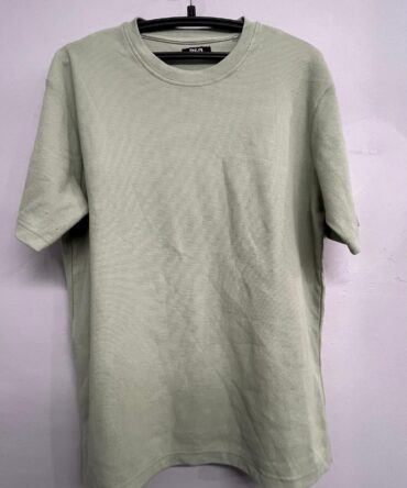 Sage Green Textured T-Shirt