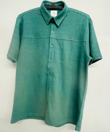 Sea Green Button-Up Polo