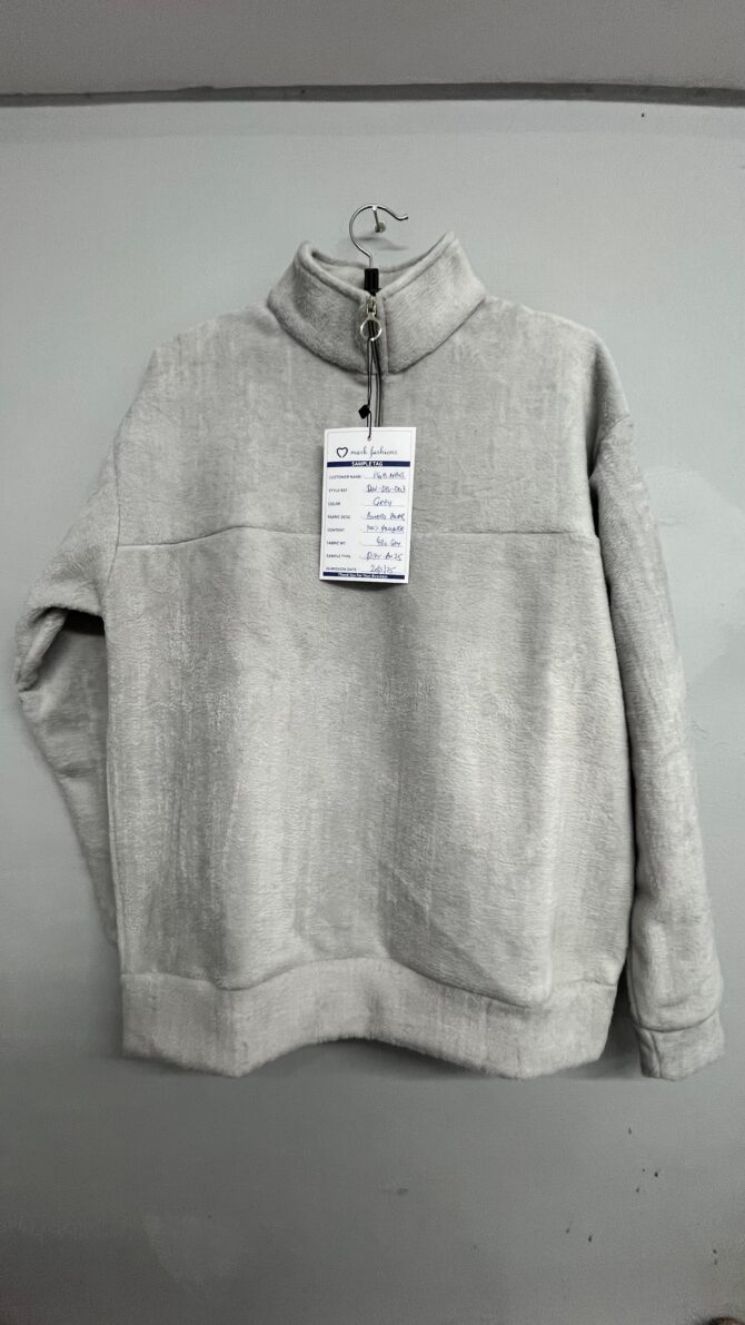 Soft Grey Fleece Jacket