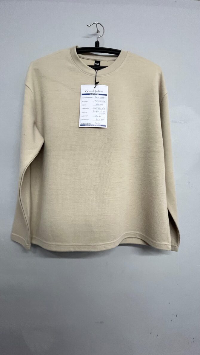 Sand Beige Sweatshirt - Image 3