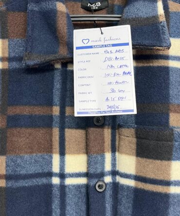 Blue-Brown Flannel Shirt