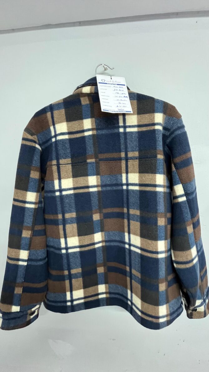 Blue-Brown Flannel Shirt - Image 2