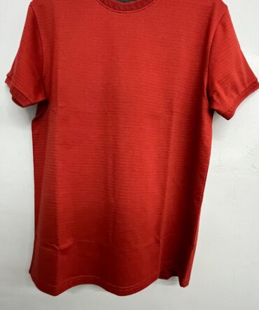 Textured Red T-Shirt