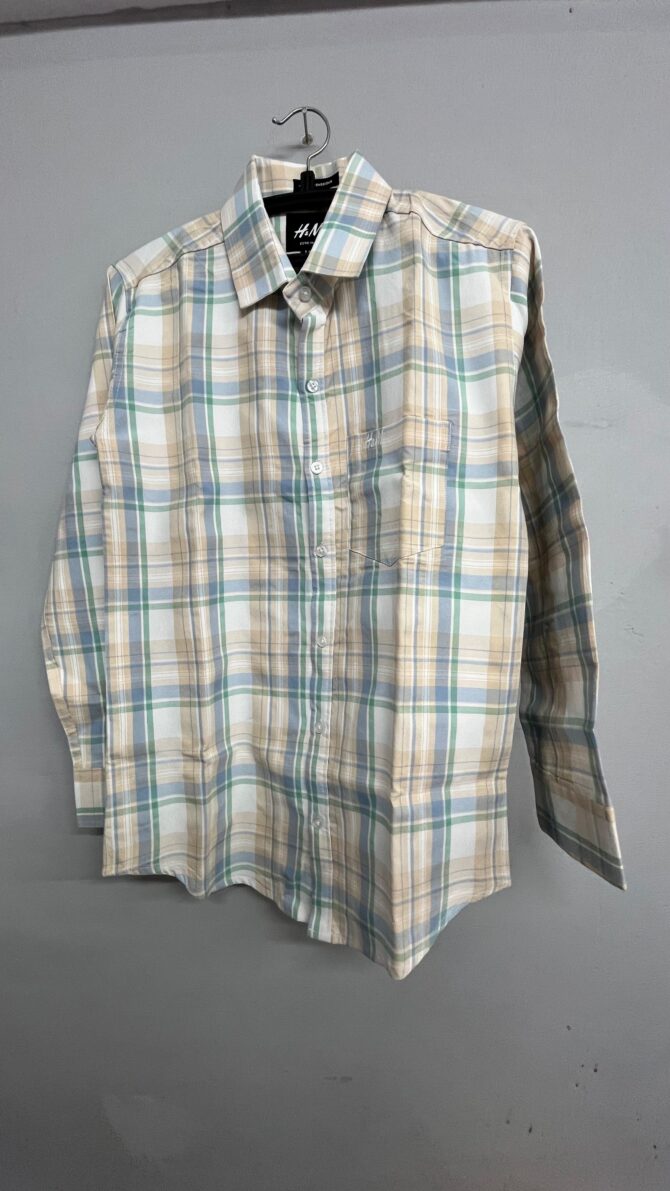Light Pastel Checkered Shirt