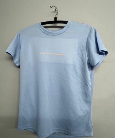 Light Blue "Find Your Power" T-Shirt