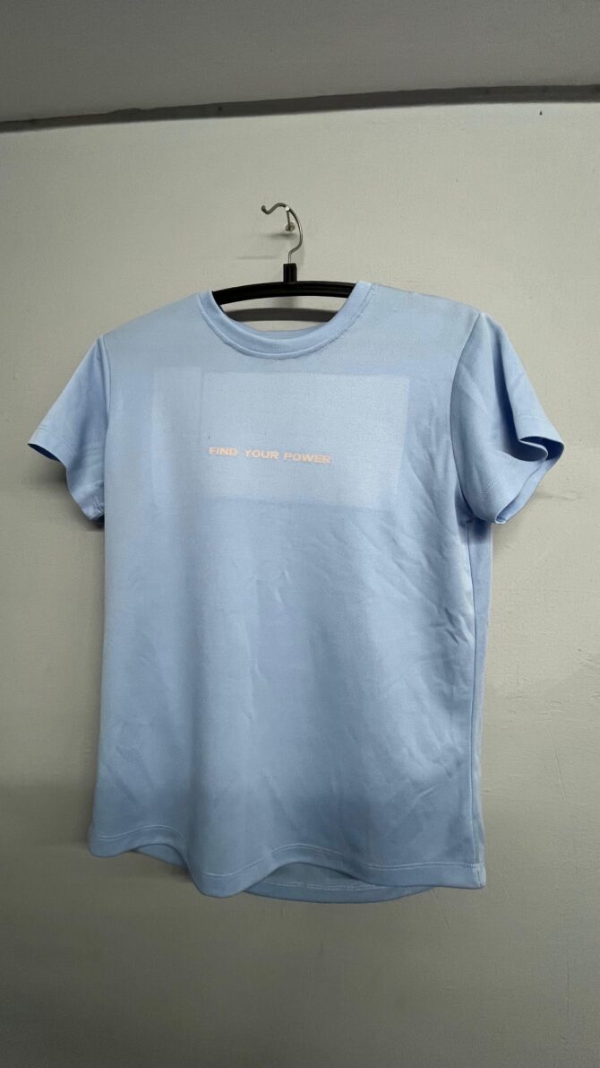 Light Blue "Find Your Power" T-Shirt